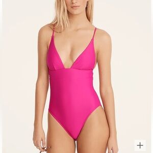 - JCrew Plunge One Piece